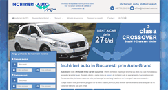 Desktop Screenshot of inchirieri-auto.ro