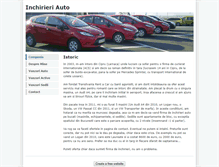 Tablet Screenshot of inchirieri-auto.org